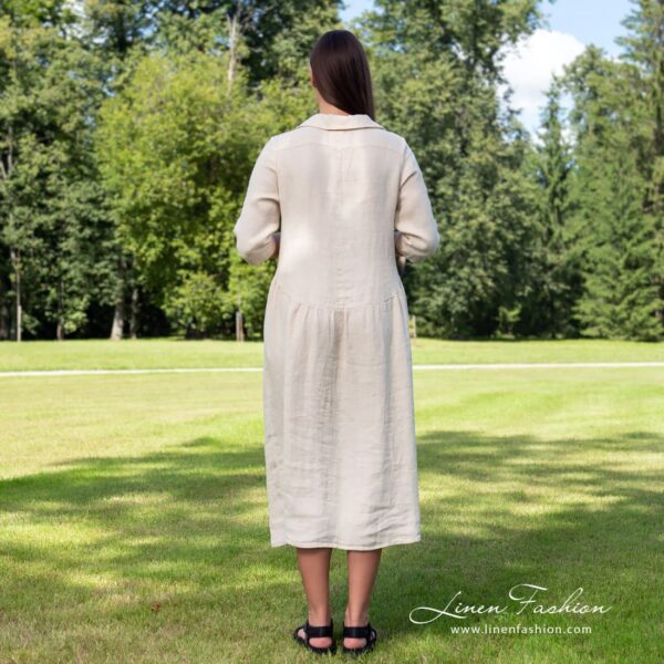 INA MONTANA Vestito sabbia chiara - immagine 3