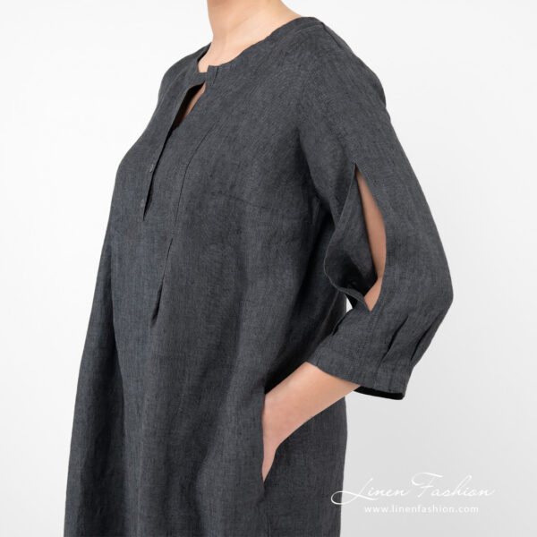 ADELAIDE Vestito grigio scuro - immagine 5