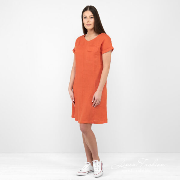 TIFANNY Vestito arancione - immagine 2