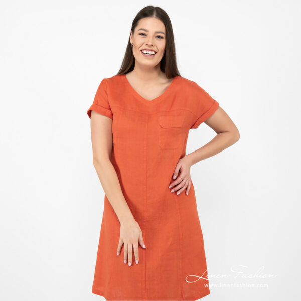 TIFANNY Vestito arancione - immagine 3