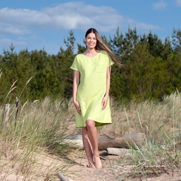 TIFANNY Vestito verde chiaro