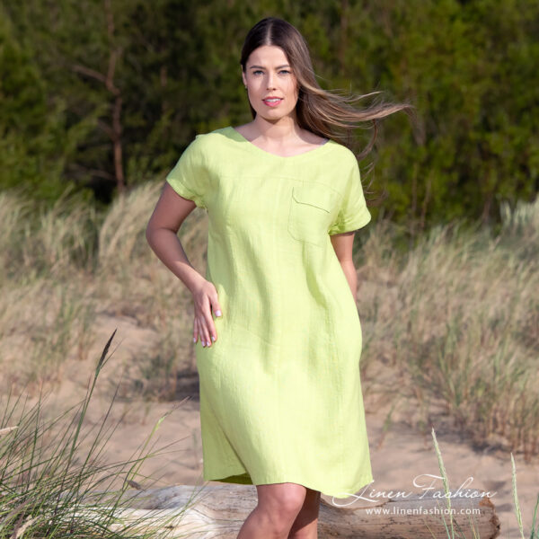 TIFANNY Vestito verde chiaro - immagine 5