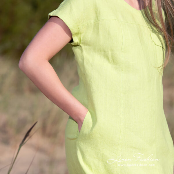 TIFANNY Vestito verde chiaro - immagine 4