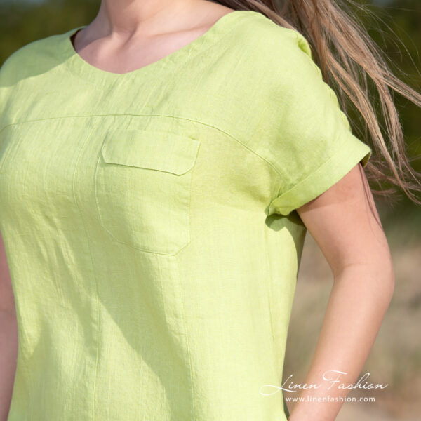 TIFANNY Vestito verde chiaro - immagine 3