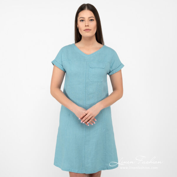 TIFANNY Vestito turchese - immagine 2