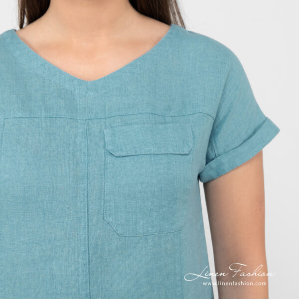 TIFANNY Vestito turchese - immagine 3