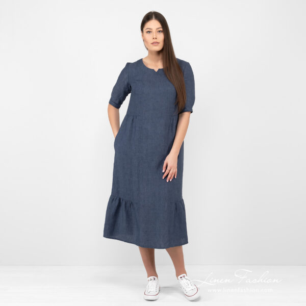 LEONA Vestito blu scuro
