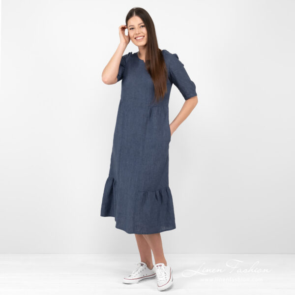 LEONA Vestito blu scuro - immagine 2