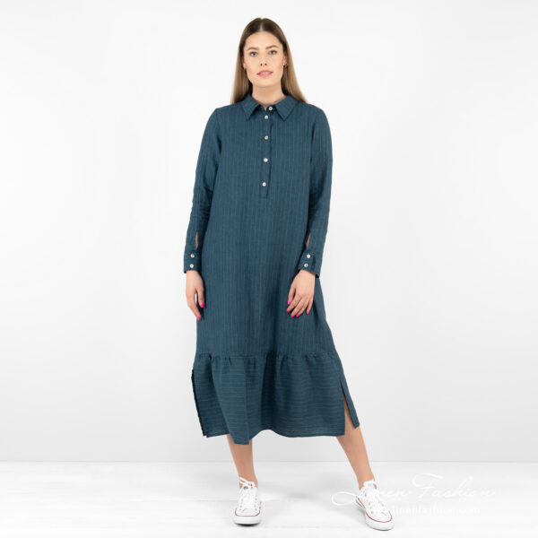 MINDY Vestito a righe blu