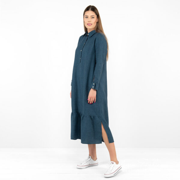 MINDY Vestito a righe blu - immagine 3
