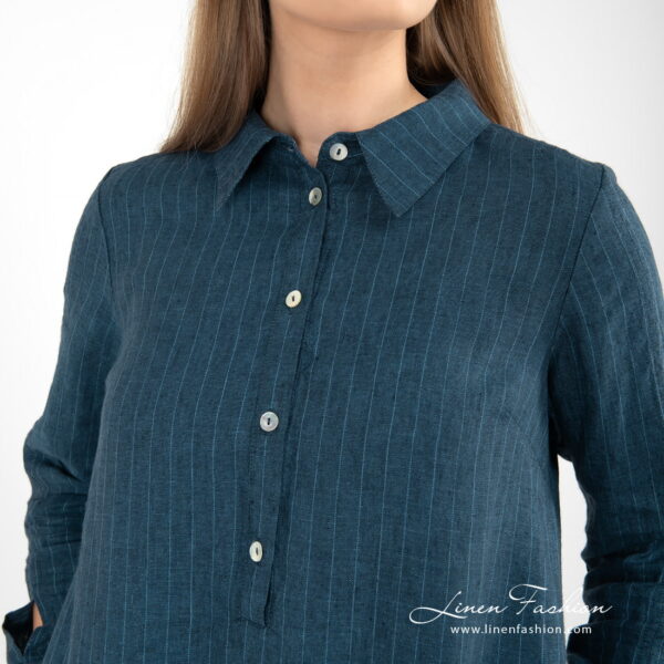 MINDY Vestito a righe blu - immagine 4