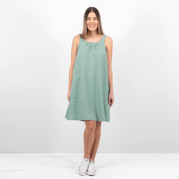 MINA Vestito verde acqua