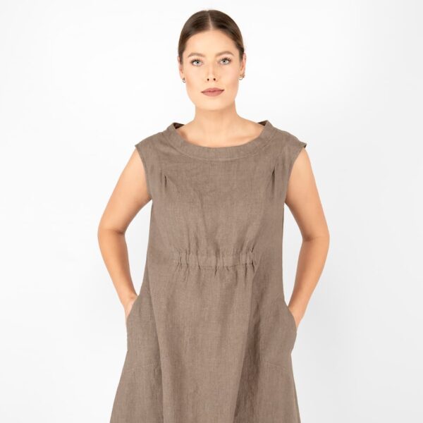 VIKI Vestito marrone - immagine 3