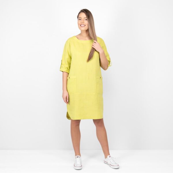VILI Vestito verde giallo - immagine 2