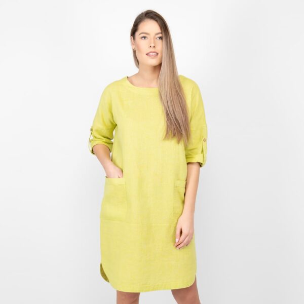 VILI Vestito verde giallo - immagine 3