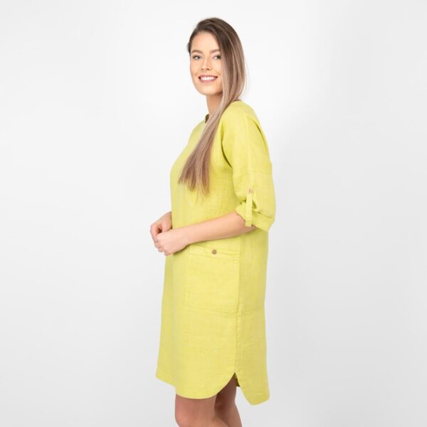 VILI Vestito verde giallo - immagine 4
