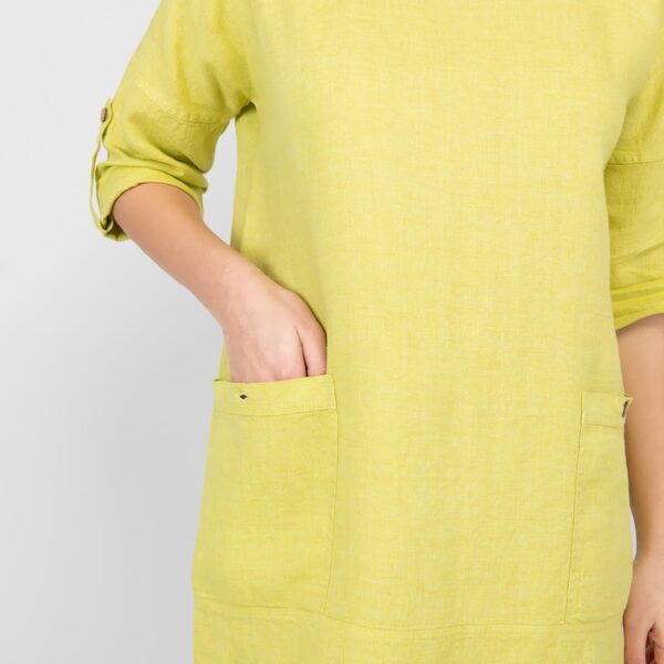 VILI Vestito verde giallo - immagine 5