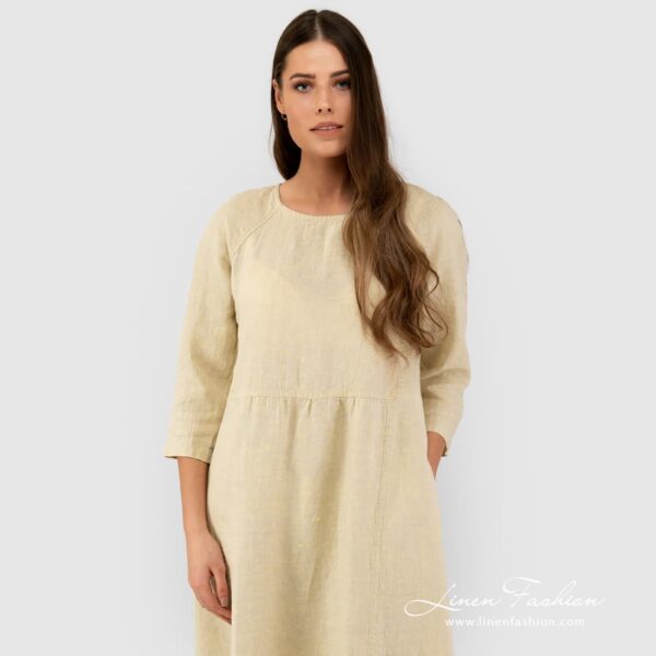DELFINA Vestito giallo pallido - immagine 2