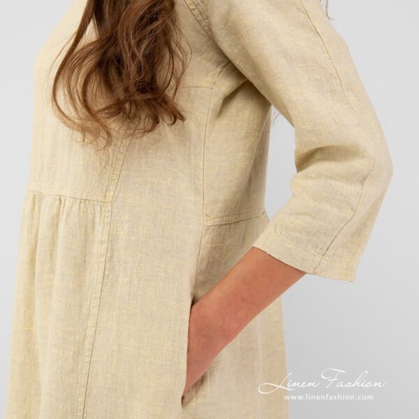 DELFINA Vestito giallo pallido - immagine 3