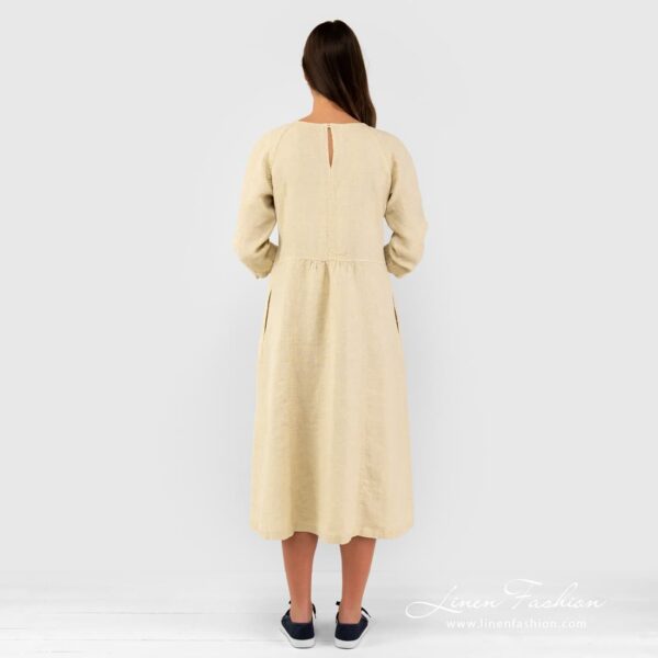 DELFINA Vestito giallo pallido - immagine 4