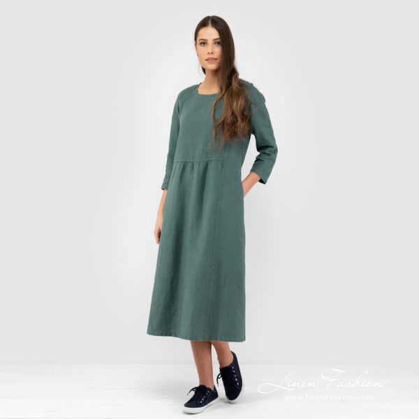 DELFINA Vestito verde scuro