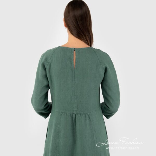 DELFINA Vestito verde scuro - immagine 5
