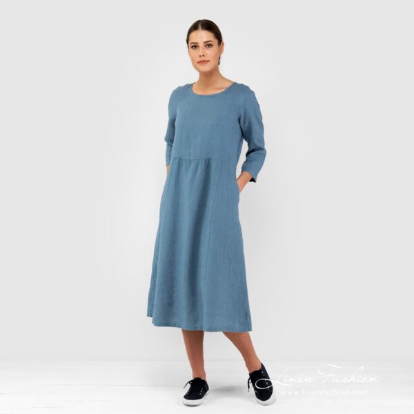 DELFINA Vestito blu acqua