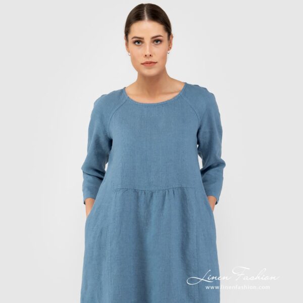 DELFINA Vestito blu acqua - immagine 2