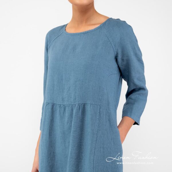DELFINA Vestito blu acqua - immagine 3