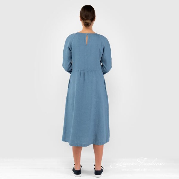 DELFINA Vestito blu acqua - immagine 4
