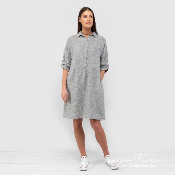 JUDIT Vestito grigio