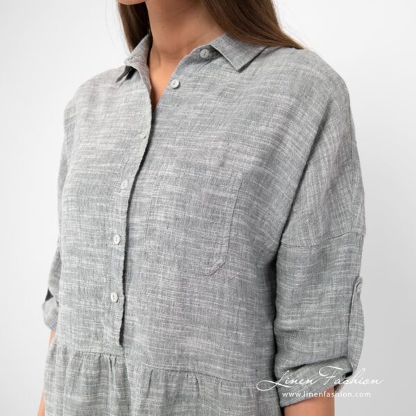 JUDIT Vestito grigio - immagine 3