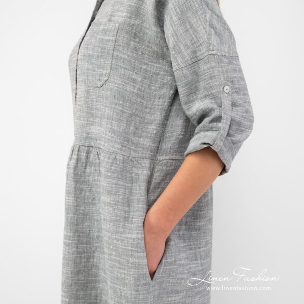 JUDIT Vestito grigio - immagine 4