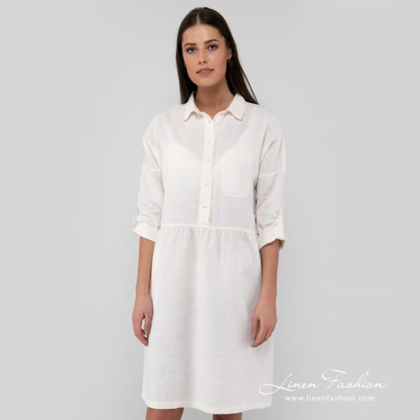 JUDIT Vestito bianco - immagine 2