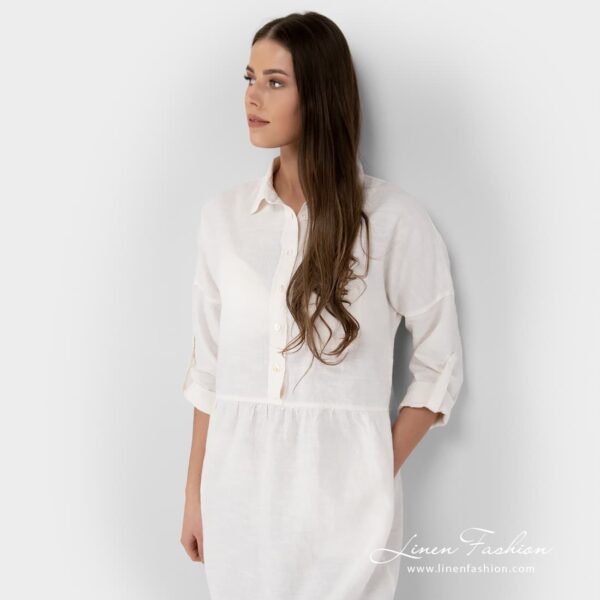 JUDIT Vestito bianco - immagine 3