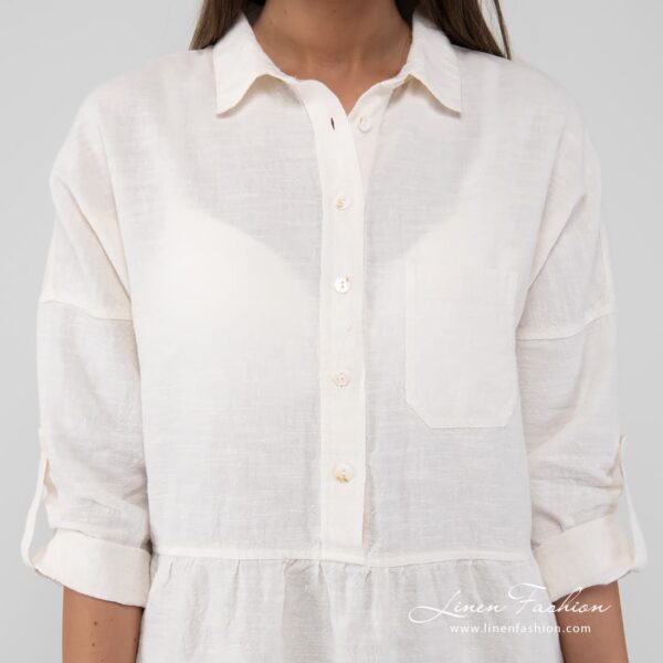 JUDIT Vestito bianco - immagine 4