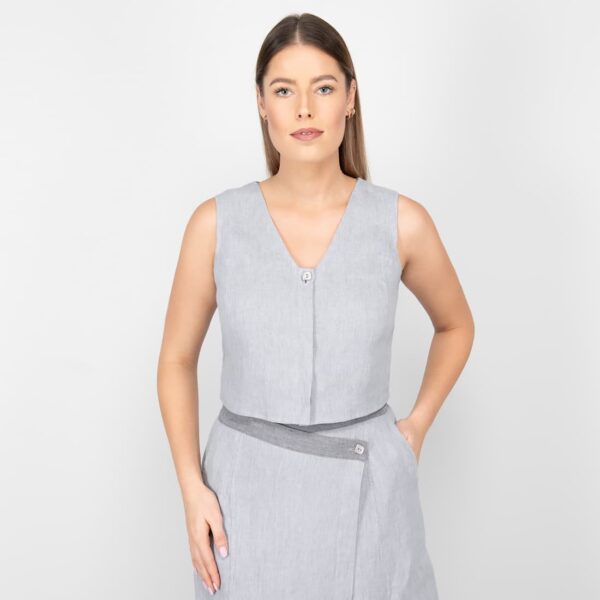 BRITTANY Gilet grigio