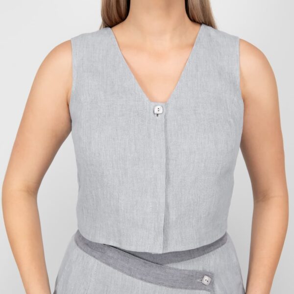 BRITTANY Gilet grigio - immagine 4