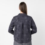 LIMA Giacca blu floreale