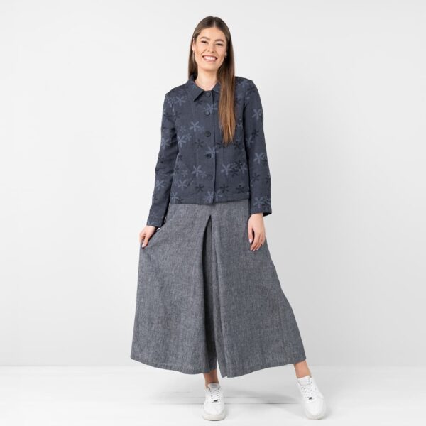 LIMA Giacca blu floreale - immagine 2