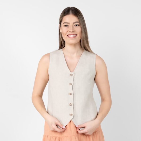 NELY Gilet beige