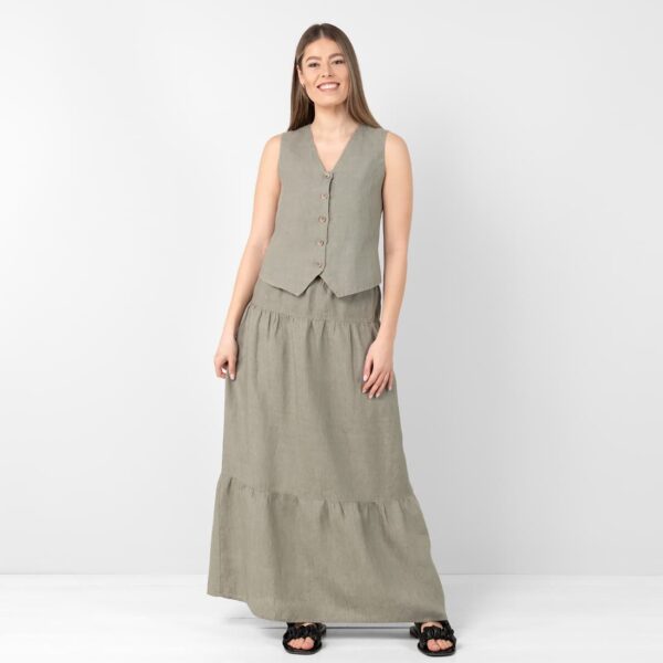 NELY Gilet grigio-verde - immagine 2