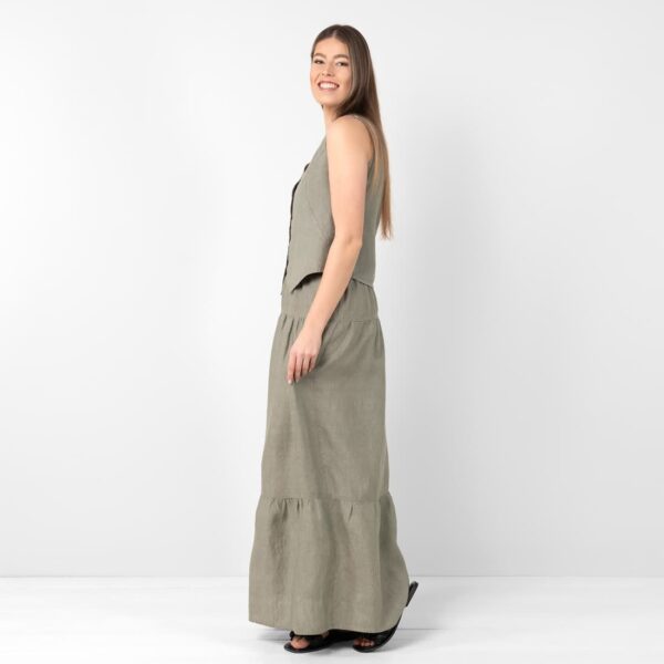 NELY Gilet grigio-verde - immagine 4