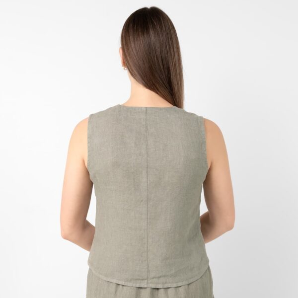 NELY Gilet grigio-verde - immagine 6