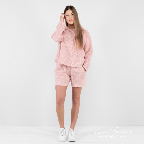 ALFI Felpa con cappuccio rosa - immagine 2