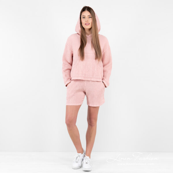 ALFI Felpa con cappuccio rosa - immagine 3