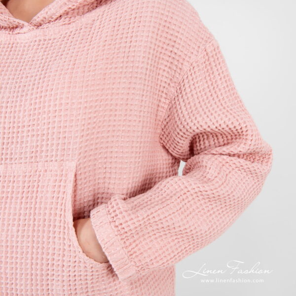 ALFI Felpa con cappuccio rosa - immagine 4