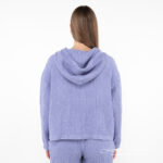 ALFI Felpa con cappuccio blu-viola
