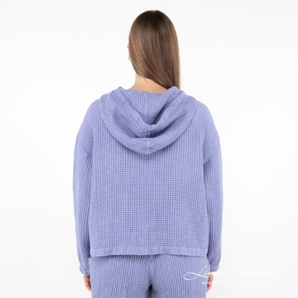 ALFI Felpa con cappuccio blu-viola - immagine 6