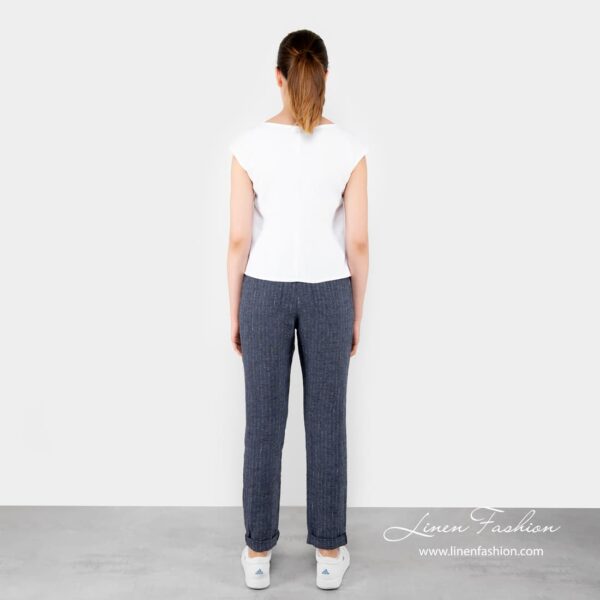 POKI Pantaloni a righe blu - immagine 2